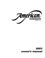 Fleetwood 2003 American Coach Owner'S Manual preview