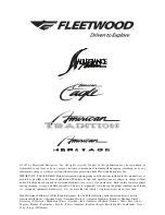 Preview for 2 page of Fleetwood 2009 AMERICAN ALLEGIANCE User Manual