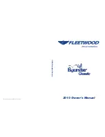 Fleetwood 2010 Bounder Owner'S Manual предпросмотр