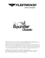 Preview for 2 page of Fleetwood 2010 Bounder Owner'S Manual