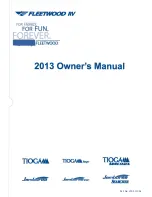 Fleetwood 2013 Jamboree Owner'S Manual preview