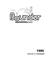 Fleetwood Bounder 1989 Owner'S Manual preview