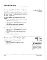 Preview for 110 page of Fleetwood Bounder turbo diesel 2001 Instructions Manual