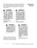 Preview for 5 page of Fleetwood Flair 1998 User Manual