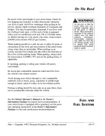 Preview for 43 page of Fleetwood Flair 1998 User Manual