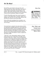 Preview for 44 page of Fleetwood Flair 1998 User Manual