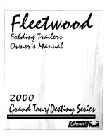 Fleetwood Grand Tour 2000 Series Owner'S Manual preview