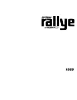 Fleetwood Jamboree Rallye 1989 User Manual preview