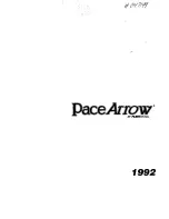 Fleetwood Pace Arrow 1992 Manual preview