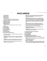 Preview for 11 page of Fleetwood Pace Arrow 1993 Manual