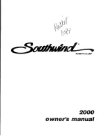 Fleetwood Southwind 2000 Owner'S Manual preview