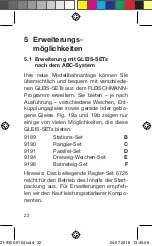 Preview for 22 page of Fleischmann 931884 Manual