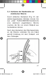 Preview for 27 page of Fleischmann 931884 Manual