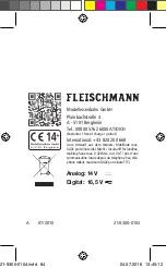 Preview for 84 page of Fleischmann 931884 Manual