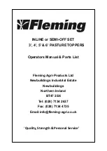 Предварительный просмотр 1 страницы FLEMING TOP3 Operator'S Manual & Parts List