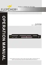 Предварительный просмотр 2 страницы Flepcher FLP-CD-930 Operation Manual