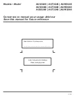 Preview for 12 page of Fleurco Aurora AUS3260 Installation And User Manual