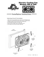 Preview for 1 page of Flex-a-Lite 480 Installation Instructions