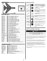 Preview for 4 page of Flex innovations Super PNP F-100D Super Sabre Instruction Manual