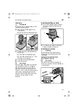 Предварительный просмотр 87 страницы Flex ALi 10 Operating Instructions Manual