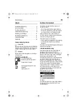 Preview for 3 page of Flex ALR 511 A Operating Instructions Manual