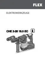 Flex CHE 2-26 18.0-EC Original Operating Instructions preview