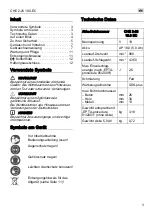 Preview for 3 page of Flex CHE 2-26 18.0-EC Original Operating Instructions