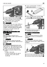 Preview for 61 page of Flex CHE 2-26 18.0-EC Original Operating Instructions