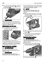 Preview for 70 page of Flex CHE 2-26 18.0-EC Original Operating Instructions