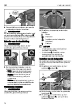 Preview for 72 page of Flex CHE 2-26 18.0-EC Original Operating Instructions