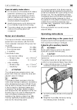 Предварительный просмотр 15 страницы Flex CHE 2-26 SDS-plus Operating Manual