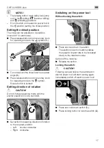 Предварительный просмотр 17 страницы Flex CHE 2-26 SDS-plus Operating Manual