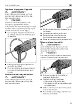 Предварительный просмотр 25 страницы Flex CHE 2-26 SDS-plus Operating Manual