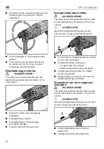 Предварительный просмотр 62 страницы Flex CHE 2-26 SDS-plus Operating Manual