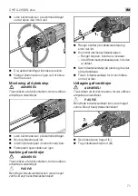 Предварительный просмотр 71 страницы Flex CHE 2-26 SDS-plus Operating Manual