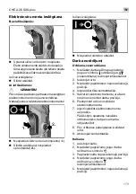 Предварительный просмотр 173 страницы Flex CHE 2-26 SDS-plus Operating Manual