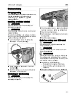 Предварительный просмотр 71 страницы Flex CHE 4-32 R SDS-plus Original Operating Instructions