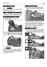 Предварительный просмотр 11 страницы Flex CL 2000 18.0 Original Operating Instructions