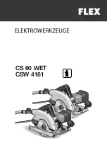 Flex CS 60 WET Original Operating Instructions preview