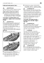 Предварительный просмотр 61 страницы Flex CS 60 WET Original Operating Instructions