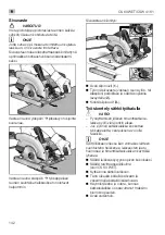 Предварительный просмотр 142 страницы Flex CS 60 WET Original Operating Instructions