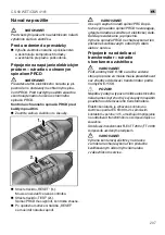 Предварительный просмотр 207 страницы Flex CS 60 WET Original Operating Instructions