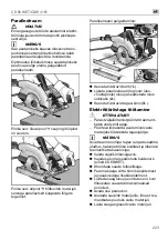 Предварительный просмотр 223 страницы Flex CS 60 WET Original Operating Instructions