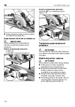 Предварительный просмотр 238 страницы Flex CS 60 WET Original Operating Instructions