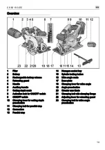 Предварительный просмотр 19 страницы Flex CS 62 18.0-EC Original Operating Instructions