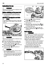 Предварительный просмотр 20 страницы Flex CS 62 18.0-EC Original Operating Instructions