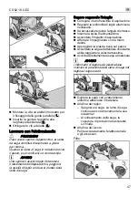 Предварительный просмотр 47 страницы Flex CS 62 18.0-EC Original Operating Instructions