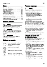 Предварительный просмотр 63 страницы Flex CS 62 18.0-EC Original Operating Instructions