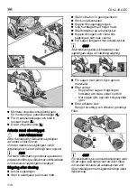 Предварительный просмотр 118 страницы Flex CS 62 18.0-EC Original Operating Instructions