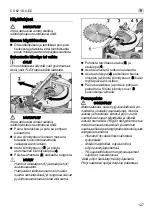 Предварительный просмотр 127 страницы Flex CS 62 18.0-EC Original Operating Instructions